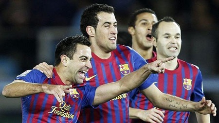 Vilanova giảm tải cho “tam giác quỷ” Busquets-Xavi-Iniesta - 2 Dưới thời Vilanova, bộ ba Busquets, Xavi và Iniesta không còn phải cày ải nhiều như trước