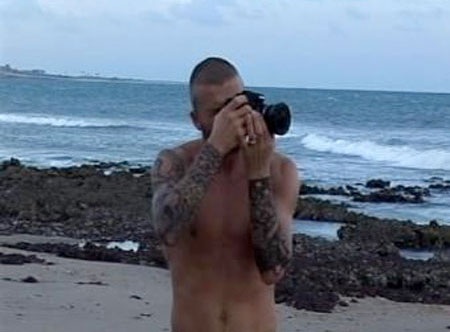 Beckham đang tỏ ra rất đam mê với chụp ảnh