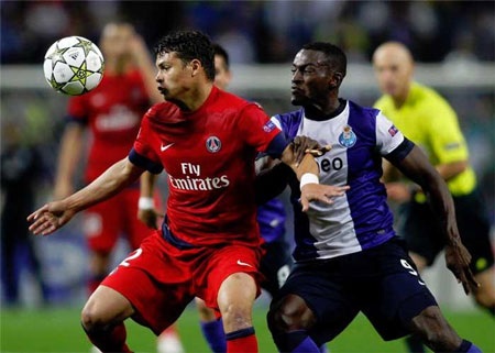 “Gã nhà giàu” PSG gục ngã trước Porto - 1 Hàng phòng ngự PSG trải qua một đêm ác mộng tại Dragao