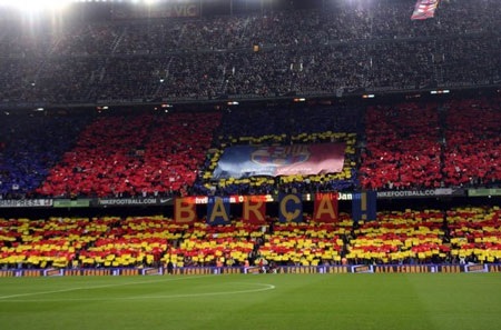 Trận đấu giữa Barcelona và Atletico Madrid ở vòng 6 La Liga 2008/09