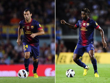 Deportivo - Barcelona: Hoài niệm đẹp về Riazor - 3 Nhiều khả năng cặp Mascherano-Alex Song sẽ tiếp tục đảm nhiệm vị trí trung vệ