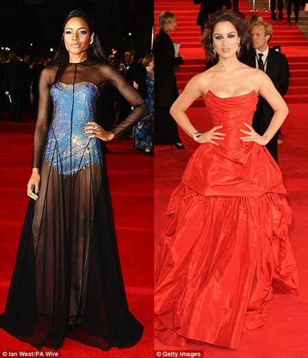 Dàn mỹ nhân tụ hội tại lễ công chiếu phim mới về Điệp viên 007 - 3 Nàng “Bond Girl” Naomie Harris tươi cười thân mật bên Daniel