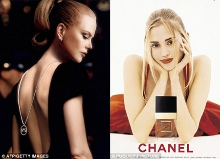 Brad Pitt nhận cát-sê “khủng” cho quảng cáo nước hoa - 3 Nicole Kidman cũng từng là gương mặt đại diện của Chanel No.5