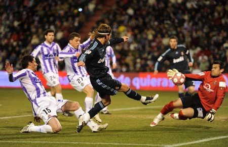 Valladolid luôn lép vế trước “đội bóng Hoàng gia Tây Ban Nha”