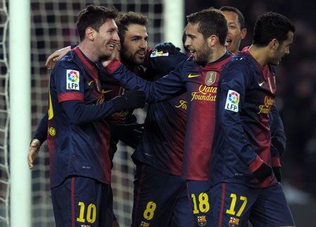 Messi rực sáng, Barcelona thắng đậm Bilbao - 3 Thầy trò Vilanova đang cùng nhau đi vào lịch sử La Liga