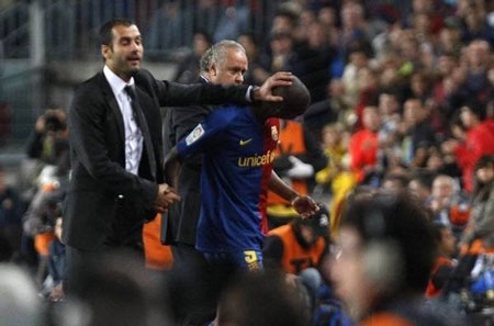 Những cuộc đụng độ Barcelona-Atletico trong quá khứ - 13 Trong năm đầu tiên dưới triều đại Guardiola, Barcelona từng hủy diệt Atletico với tỉ số 6-1.