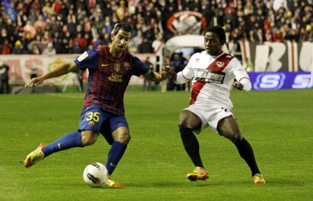 Montoya đang có những màn trình diễn đầy ấn tượng trong màu áo Barcelona