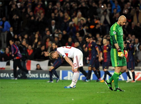 Sự thăng hoa của những người Catalonia đã đặt dấu chấm hết cho thầy trò Max Allegri.