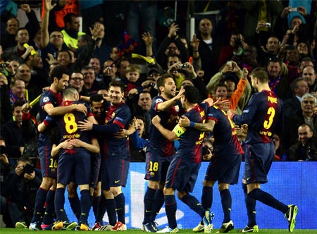 Chiếc vé vào vòng tứ kết Champions League là hoàn toàn xứng đáng cho Barcelona.