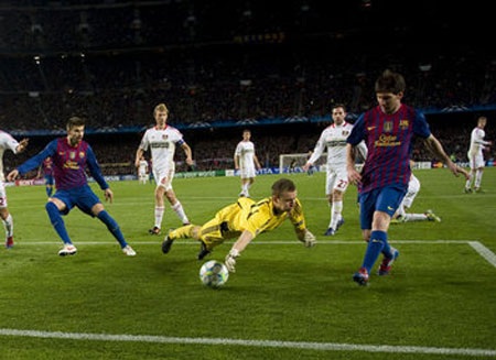 Những trận đấu hay nhất của Barcelona cùng thế hệ tiki-taka - 8 Barcelona - Bayer Leverkusen, 7-1 (2012):