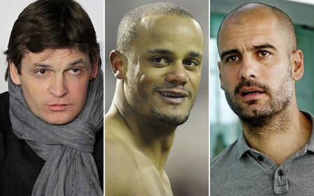 Vilanova và Guardiola có thể phải đối đầu vì Kompany