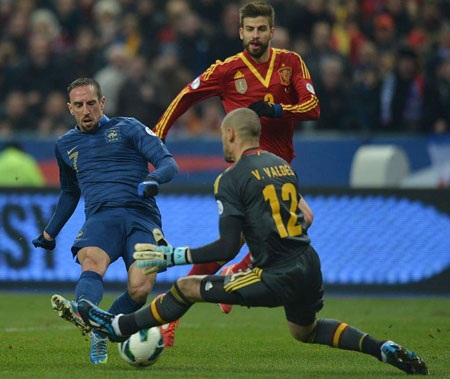 Valdes luôn thi đấu rất xuất thần tại “kinh đô ánh sáng”