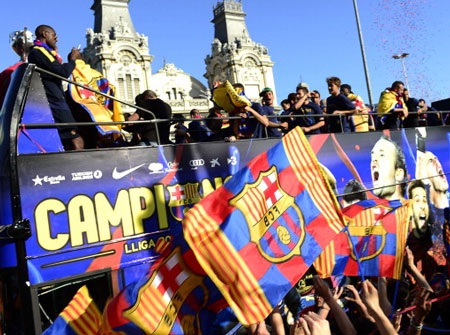 La Liga: Một thập kỷ thống trị của đế chế Barcelona - 1 Barcelona vô địch La Liga tới 6 lần trong 10 năm qua