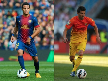 Real Madrid “ve vãn” Thiago, Tottenham quyết chiêu mộ Villa - 1 Thiago và Villa đều đang trên đường rời Nou Camp