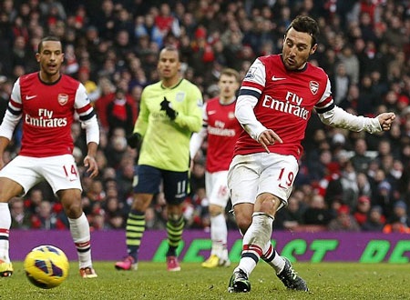 Sau Villa, Atletico tính chiêu mộ Santi Cazorla - 1 Atletico muốn đưa Cazorla trở lại Tây Ban Nha