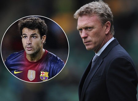 Moyes tin rằng MU có nhiều cơ hội để chiêu mộ Fabregas