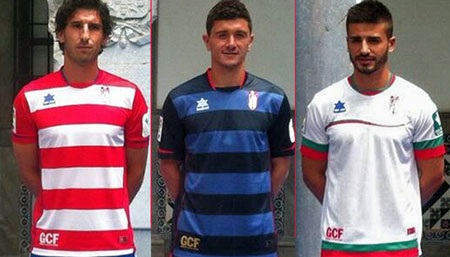 Trang phục thi đấu của các đội bóng La Liga 2013-14 - 10 Granada CF (Luanvi)