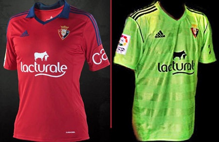 Trang phục thi đấu của các đội bóng La Liga 2013-14 - 13 Osasuna (Adidas)