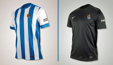 Trang phục thi đấu của các đội bóng La Liga 2013-14 - 16 Real Sociedad (Nike)