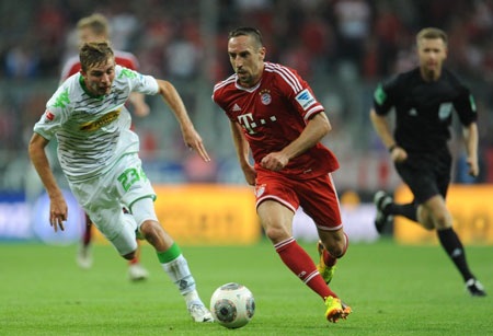 Sự khác biệt của Bayern thời Guardiola với thời Heynckes - 2 Ribery tỏa sáng trong vai trò của Messi
