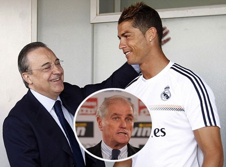 Calderon: “Perez quyết chiêu mộ Bale vì sợ C.Ronaldo ra đi” - 1 Calderon cho rằng Perez chiêu mộ Bale vì sợ C.Ronaldo ra đi