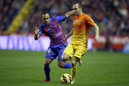 Barcelona - Levante: Đi tìm cây quyền trượng của nhà vua - 1 Levante sẽ là một đối thủ không hề dễ chịu cho thầy trò Martino