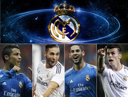 C.Ronaldo-Isco-Bale-Benzema: Bộ tứ siêu đẳng của Real Madrid - 1 Bộ tứ siêu đẳng trên hàng công Real Madrid