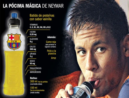 Barcelona quyết tăng cân cho Neymar bằng “thần dược” - 1 Neymar được hưởng một chế độ dinh dưỡng rất đặc biệt tại Barcelona