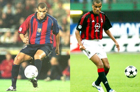Các danh thủ từng gắn bó với màu áo Barcelona lẫn AC Milan - 11 Rivaldo
