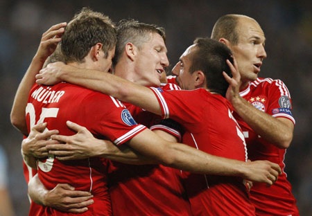 Man City - CSKA Moscow: Trận chiến quyết định - 1 Bayern Munich quá vượt trội và coi như đã chắc một suất đi tiếp