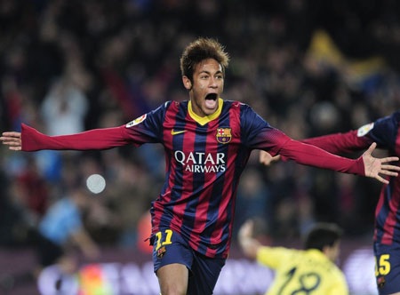 Neymar lập cú đúp, Barcelona đánh bại Villarreal - 1 Neymar đem về chiến thắng cho Barcelona