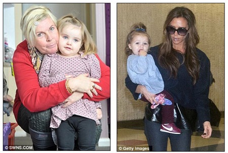 Xuất hiện bé gái giống hệt con gái Beckham - 6 Hải Hà