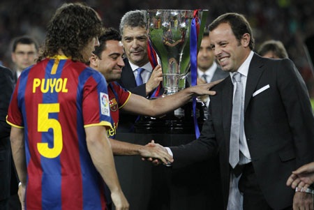 Tháng 5/2011, Barcelona giành chức vô địch La Liga đầu tiên dưới thời Rosell.