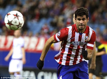 Gặp khó vụ Rooney, Chelsea chuyển hướng sang Diego Costa - 1 Lối chơi của Diego Costa rất phù hợp với những đội bóng do Mourinho dẫn dắt
