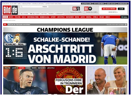 Truyền thông quốc tế ngả mũ trước sức mạnh của Real Madrid - 1 Tờ Bild dùng từ ngữ khá mạnh để nói về “nỗi xấu hổ” Schalke