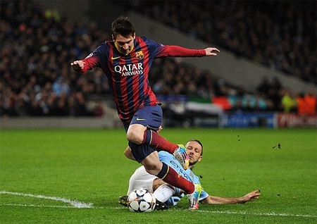 Tình huống phạm lỗi của Demichelis đối với Messi là bước ngoặt của trận đấu