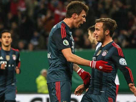 Cúp Quốc gia Đức: Bayern Munich tặng Hamburg “bàn tay nhỏ” - 1 Bayern Munich dễ dàng hủy diệt Hamburg