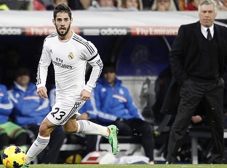 Pellegrini tính đưa Isco về với Man City - 1 Isco không tìm được vị trí trong đội hình của Ancelotti