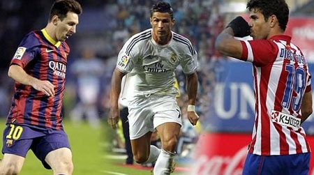 La Liga: Ba thập kỷ cho một cuộc đua tam mã - 1 La Liga đang trở nên đầy hấp dẫn với cuộc đua giữa Barcelona, Real Madrid và Atletico Madrid