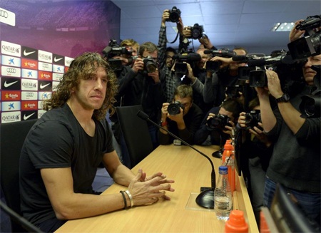 Puyol tuyên bố chia tay Barca vào cuối mùa giải