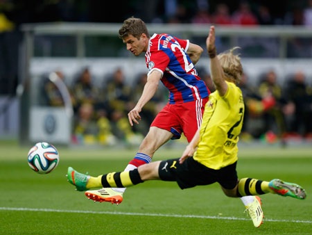 Hạ gục Dortmund, Bayern Munich hoàn tất cú đúp danh hiệu - 1 Bayern lẫn Dortmund đều lựa chọn lối chơi thận trọng