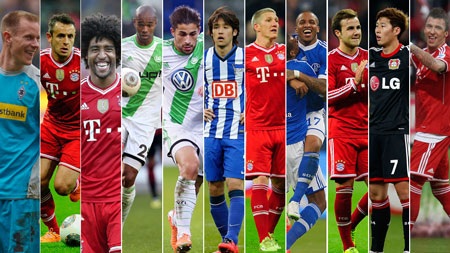 Đội hình tiêu biểu Bundesliga 2013-14