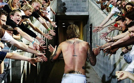 Ngôi sao bóng đá và những hình xăm độc đáo - 4 David
Beckham: