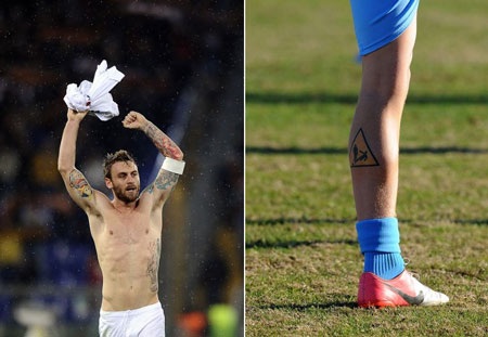Ngôi sao bóng đá và những hình xăm độc đáo - 9 Danielle De Rossi