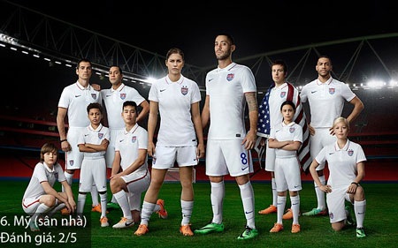 Những bộ trang phục thi đấu xấu nhất tại World Cup 2014 - 6 Những bộ trang phục thi đấu xấu nhất tại World Cup 2014