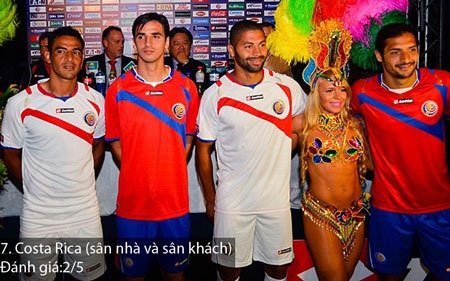 Những bộ trang phục thi đấu xấu nhất tại World Cup 2014 - 7 Những bộ trang phục thi đấu xấu nhất tại World Cup 2014
