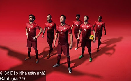 Những bộ trang phục thi đấu xấu nhất tại World Cup 2014 - 8 Những bộ trang phục thi đấu xấu nhất tại World Cup 2014