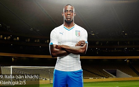 Những bộ trang phục thi đấu xấu nhất tại World Cup 2014 - 9 Những bộ trang phục thi đấu xấu nhất tại World Cup 2014