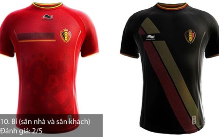 Những bộ trang phục thi đấu xấu nhất tại World Cup 2014 - 10 Những bộ trang phục thi đấu xấu nhất tại World Cup 2014