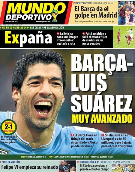 Đánh bại Real, Barca sắp có Luis Suarez? - 1 Suarez sắp
đầu quân cho Barca